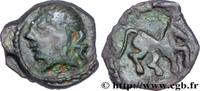 FRANCE Bronze au cheval et au sanglier GALLIA - CARNUTES (Beauce area) Chartres (28) c. 60-40 AC. (15,5mm, 2,7g, 7h) -