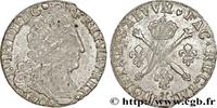 FRANCE 20 sols aux insignes LOUIS XIV THE SUN KING Nantes 1708 (26,5mm, 6,06g, 6h) -