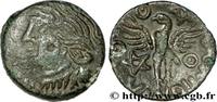 FRANCE Bronze VANDIINOS à l’aigle GALLIA - BITURIGES CUBI (Area of Bourges) Bourges (18) c. 60-50 AC. (16mm, 2,94g, 11h) -