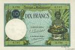 MADAGASCAR 10 Francs MADAGASCAR 10 Francs 1948 UNC- -