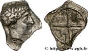 FRANCE Obole MA, tête à droite, PI derrière l’oreille - é MASSALIA - MARSEILLE Marseille (13) c. 350-220 AC. (12mm, 0,69g, 12h) -
