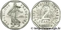 FRANCE 2 francs Semeuse, nickel, frappe monnaie V REPUBLIC Pessac 1991 (26,5mm, 7,50g, 6h) -
