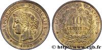 FRANCE 10 centimes Cérès III REPUBLIC Paris 1882 (30mm, 10g, 6h) -