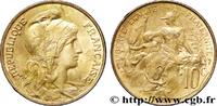 FRANCE 10 centimes Daniel-Dupuis III REPUBLIC 1908 (30mm, g, 6h) -