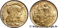 FRANCE 10 centimes Daniel-Dupuis III REPUBLIC 1912 (30mm, g, 6h) -
