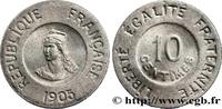 FRANCE Essai de 10 centimes Rude en nickel III REPUBLIC 1905 (21mm, 4,17g, 6h) -