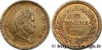 FRANCE Essai de un décime, surfrappé sur une pièce de 2 s LOUIS-PHILIPPE I n.d. (34,6mm, 24,97g, 5h) -