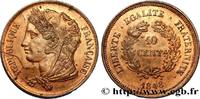 FRANCE Concours de 10 centimes, essai en cuivre par Gayra II REPUBLIC Paris 1848 (30mm, 10,81g, 12h) -