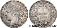 FRANCE 1 franc Cérès, IIIe République III REPUBLIC Paris 1872 (23mm, 4,98g, 6h) -