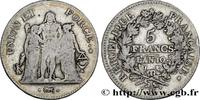 FRANCE 5 francs Union et Force, Union serré, seulement gl CONSULATE Bordeaux 1802 (37mm, 25g, 6h) -