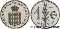MONACO Essai de 1 Centime écu couronné MONACO Paris 1976 (15mm, g, 6h) -