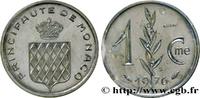 MONACO Essai de 1 Centime écu couronné MONACO Paris 1976 (15mm, g, 6h) -