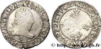 FRANCE Franc au col plat HENRY III Rouen 1579 (34,5mm, 14,03g, 3h) -
