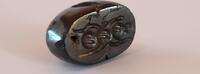 Roman magic intaglio on hematite: ant with a seed -