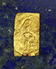 Gold Plaque: Horus On A Column. Ancient Egypt -