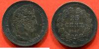 Französische Dezimalmünzen 25 CENTIMES LOUIS-PHILIPPE Ier 1830-1848 1847 A ATELIER PARIS POIDS 1.25g * / N° CATALOGUE : G357 -