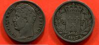 Französische Dezimalmünzen 1/2 FRANC CHARLES X 1824-1830 1827 A ATELIER PARIS POIDS 2.45g / N° CATALOGUE : G402 -