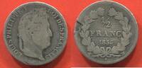 Französische Dezimalmünzen 1/2 FRANC LOUIS-PHILIPPE 1er 1830-1848 EN ARGENT 1835 M ATELIER TOULOUSE RARE SEULEMENT 29311 EXEMPLAIRES FRAPPES POIDS 2.34g / N° CATAL -