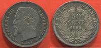 Französische Dezimalmünzen 50 CENT SECOND EMPIRE 1852-1870 NAPOLÉON III TÊTE NUE 1855 A ATELIER PARIS ÉTAT SUPERBE A SPLENDIDE / N° CATALOGUE : G414 -
