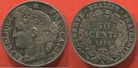 Französische Dezimalmünzen 50 CENT TROISIÈME RÉPUBLIQUE 1871-1940 TYPE CÉRÈS EN ARGENT 1895 A ATELIER PARIS ETAT SPLENDIDE A FLEUR DE COIN MONNAIE DE QUALITÉ EXC -