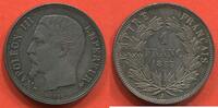 Französische Dezimalmünzen 1 FRANC SECOND EMPIRE 1852-1870 NAPOLÉON III TÊTE NUE EN ARGENT 1855 A ATELIER PARIS (MAIN ET ANCRE) POIDS 4.98g ÉTAT SUPERBE A SPLEND -
