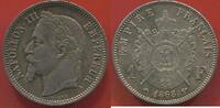 Französische Dezimalmünzen 1 FRANC NAPOLÉON III TÊTE LAURÉE 1868 A ATELIER PARIS MÉTAL ARGENT / N° CATALOGUE : G463 -