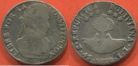 Ausländische Münzen 4 SOLES BOLIVIE EN ARGENT 1830 PTS JL ETAT TTB PETITS COUPS SUR LA TRANCHE / N° CATALOGUE : KM96a -