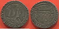 Französische Königliche Münzen DEMI-TESTON EN ARGENT FRANCOIS 1er 1515-1547 A/ FRANCISCVS DEI GRA FRANCORVM REX BUSTE A DROITE DU ROI, CUIRASSE, PORTANT UNE COURONNE FERMÉE R/ÉCU -