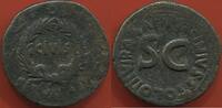 Antike M&uuml;nzen SESTERCE AUGUSTE  EN BRONZE A/OB CIVIS SERVATOS. R/ P LICI... 136.73 &pound;  +  17.09 &pound; shipping