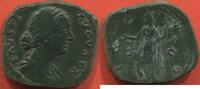 Antike M&uuml;nzen AS FAUSTINE II AS EN BRONZE A/ FAVSTINE AUGUSTA, SON BUSTE... 94.00 &pound;  +  17.09 &pound; shipping