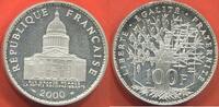 Moderne Franz&ouml;sische M&uuml;nzen 100 FRANCS 2000 EN ARGENT PANTH&Eacute;ON 2000 BE T... 51.27 &pound;  +  17.09 &pound; shipping