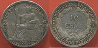 Ausl&auml;ndische M&uuml;nzen 10 CENT 1884 COCHINCHINE  EN ARGENT 1884 A FAISCEAU ... 76.91 &pound;  +  17.09 &pound; shipping