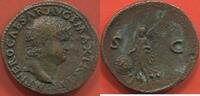 Antike M&uuml;nzen 68 AS N&Eacute;RON 54- EN BRONZE A/ IMP NERO CAESAR AVG P MAX TR ... 211.58 &pound;  +  21.16 &pound; shipping