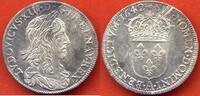 Französische Königliche Münzen 1/2 ECU LOUIS XIII 1610-1643 1er POINCON DE WARIN 30 SOLS 1642 A ROSE ENTRE 2 POINTS ATELIER PARIS METAL ARGENT POIDS 13.72g CETTE MON -