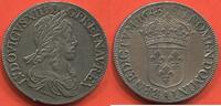 Französische Königliche Münzen 60 SOLS LOUIS XIII 1610-1643 ÉCU DE DEUXIÈME POINÇON DE JEAN WARIN 1643 A POINT ATELIER PARIS POIDS 27.39g ÉTAT SUPERBE JOLIE MONNAIE -