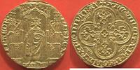 Französische Königliche Münzen PHILIPPE VI DE VALOIS 1328-1350 ROYAL D OR A/ PH'S REX FRA' COR LE ROI DEBOUT SOUS UN DAIS GOTHIQUE, COURONNE , TENANT LE SCEPTR -