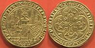 Französische Königliche Münzen PHILIPPE VI DE VALOIS 1328-1350 ÉCU D'OR A LA CHAISE 1e ÉMISSION 1 JANVIER 1337 A/ PHILIPPVS DEI GRA FRANCORVM REX, LE ROI ASSIS -