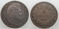 1/2 Franc 1/2 Franc France, Louis Philippe I 1833 A, TTB+/SUP, KM#741.1 -
