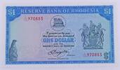 RHODESIE 1 Dollar Rhodésie 2.8.1979, Pick: 38, L/125-970883, UNC -