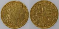LOUIS XIV (1643-1715) 1/2 Louis d'or Monnaie Royales, Louis XIV au Soleil 1709 A, KM# 388.1 -