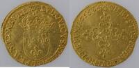 LOUIS XIII (1610-1643) Louis XIII, écu d'or au soleil 1634 X, Gad: 55 -