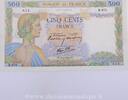500 Francs la Paix 500 Francs 870 La Paix 25.7.1940, B.870/612, SUP vz 88.95 £  +  6.07 £ shipping