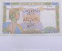 500 Francs la Paix 500 Francs 1058 La Paix 17.10.1940, Q.1058/638, TTB ss 28.09 £  +  6.07 £ shipping