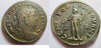 Rom Ae-27 (Follis) von Maximianus I. (Herculius) aus Siscia  Rs. Genius Ae-27 (Follis) 294 n. Chr. sehr schön/sehr schön+