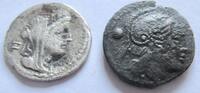 Rom Denar, Ae-Triens 3.-1. Jhd. v. Chr Lot: Denar (suberat) und AE-Trien... 42.48 £  +  14.74 £ shipping
