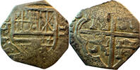 Espa&ntilde;a 2 Reales (1613-1615) Felipe III &middot; Toledo vz 135.41 &pound;  +  21.16 &pound; shipping