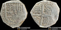 Espa&ntilde;a 2 Reales 1625 Felipe IV &middot; Sevilla D vz 338.53 &pound;  +  21.16 &pound; shipping