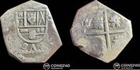 Espa&ntilde;a 4 Reales (1662) Felipe IV &middot; Toledo CA ss 507.80 &pound;  +  21.16 &pound; shipping