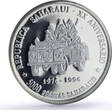 Saharawi Republic  Saharawi 5000 pesetas Proclamation Republic Jeep Car PF 67 NGC silver coin 1996 Proof