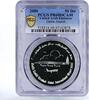 UAE 50 dirhams United Arab Emirates 50 dirhams Dubai Airport Planes PR68 PCGS silver coin 2000 -